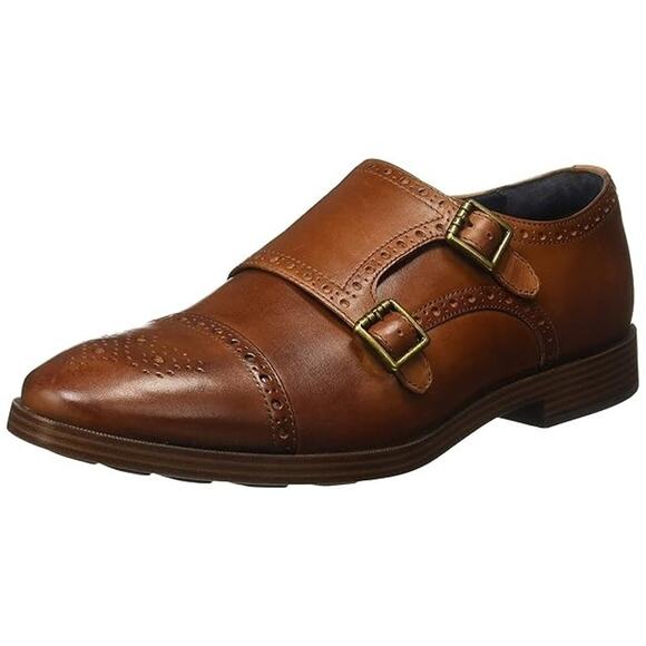 Cole Haan Jefferson Grand Double Monk Strap Dress Shoes 12M
